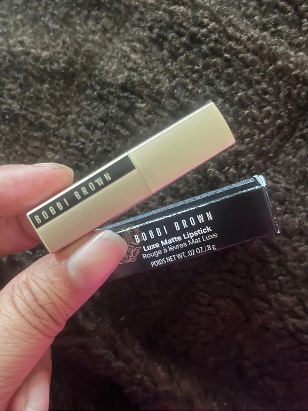 Bobbi Brown Claret Deluxe Mini Luxe Matte Lipstick NIB
